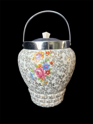 Vintage chinz biscuit - vintage, barrel
