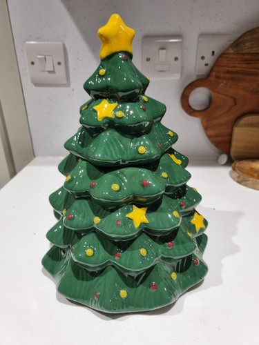 Ceramic christmas tree - christmas, cookie