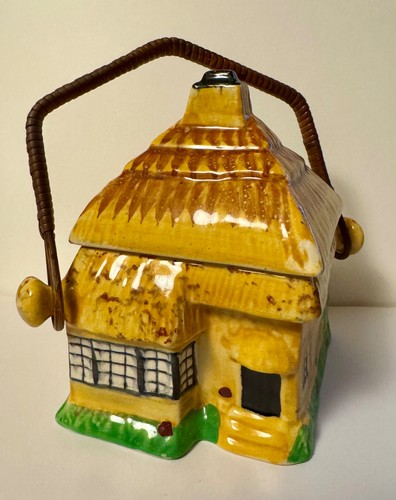 Vintage cottage ware square - cottage,