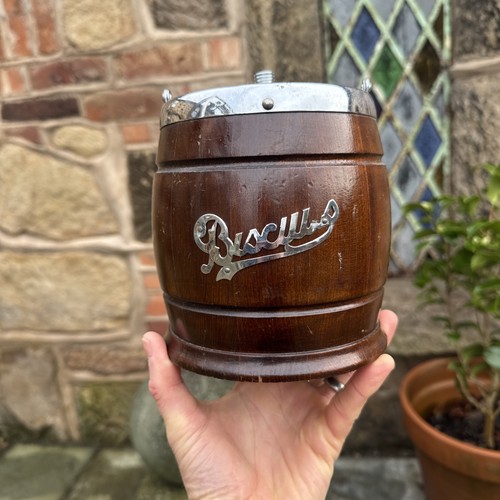 Vintage oak and chrome biscuit - vintage,