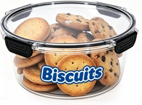 Biscuit barrel airtight - biscuit,