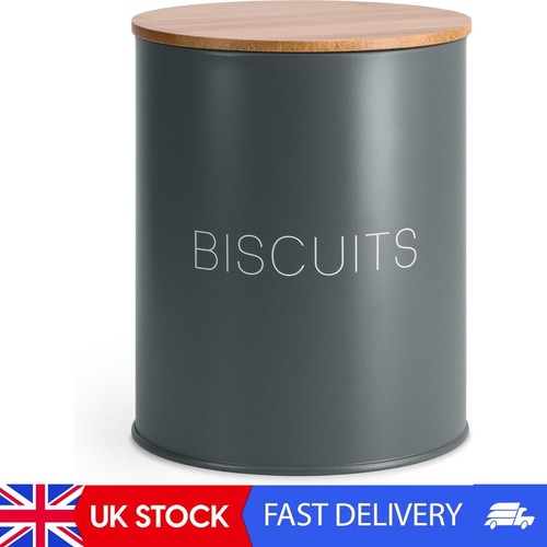 Durable grey biscuit barrel - biscuit,