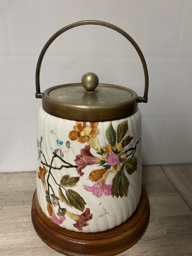 Antique hand painted floral - painted,