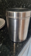 Stainless Steel Biscuit Barrel